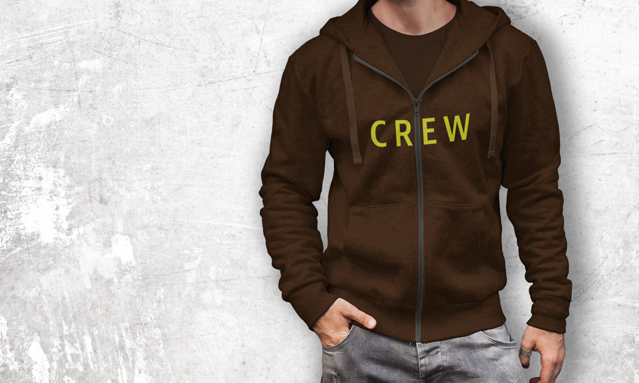 Crew Hoodie – 370° – Die Agentur